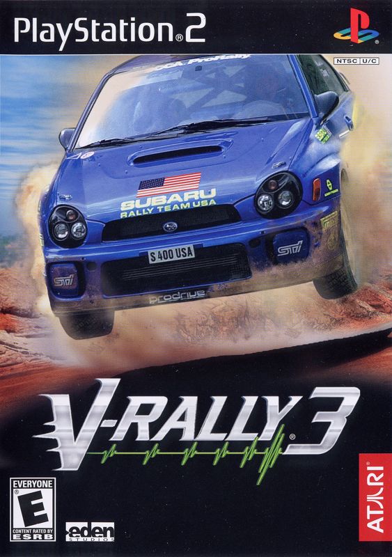 V-Rally 3 box art for Xbox